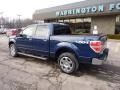 2010 Dark Blue Pearl Metallic Ford F150 Lariat SuperCrew 4x4  photo #2