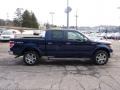 2010 Dark Blue Pearl Metallic Ford F150 Lariat SuperCrew 4x4  photo #5