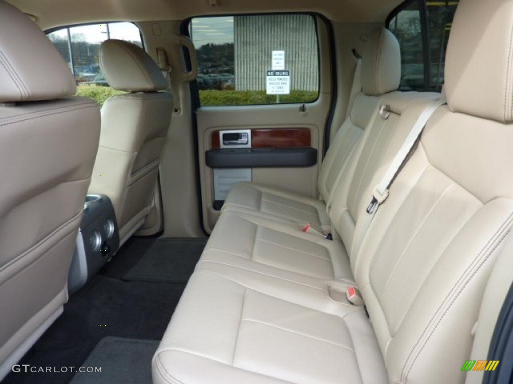 2010 F150 Lariat SuperCrew 4x4 - Dark Blue Pearl Metallic / Tan photo #13