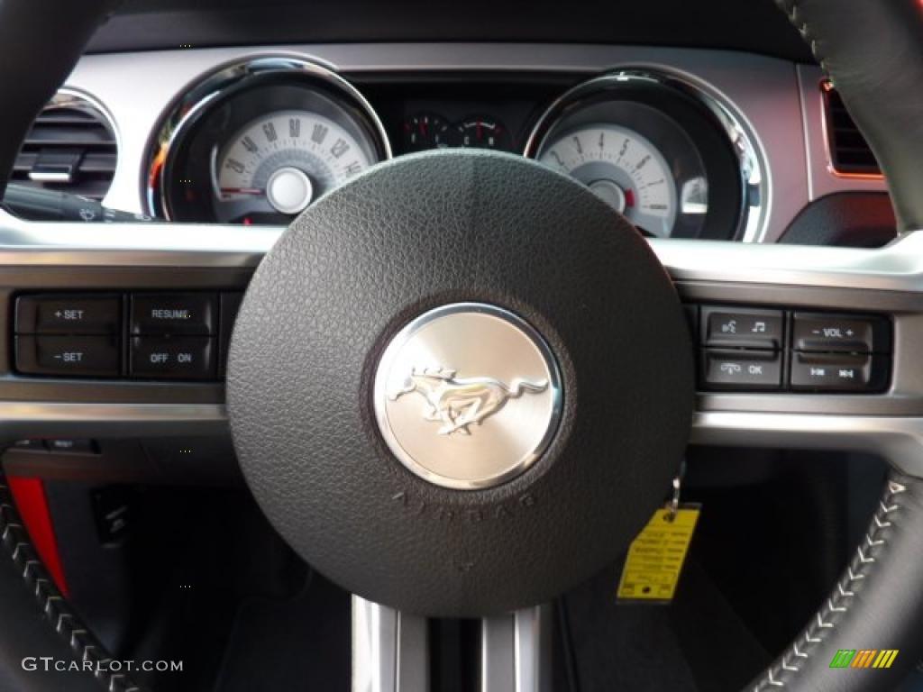 2011 Mustang V6 Premium Coupe - Race Red / Charcoal Black photo #19