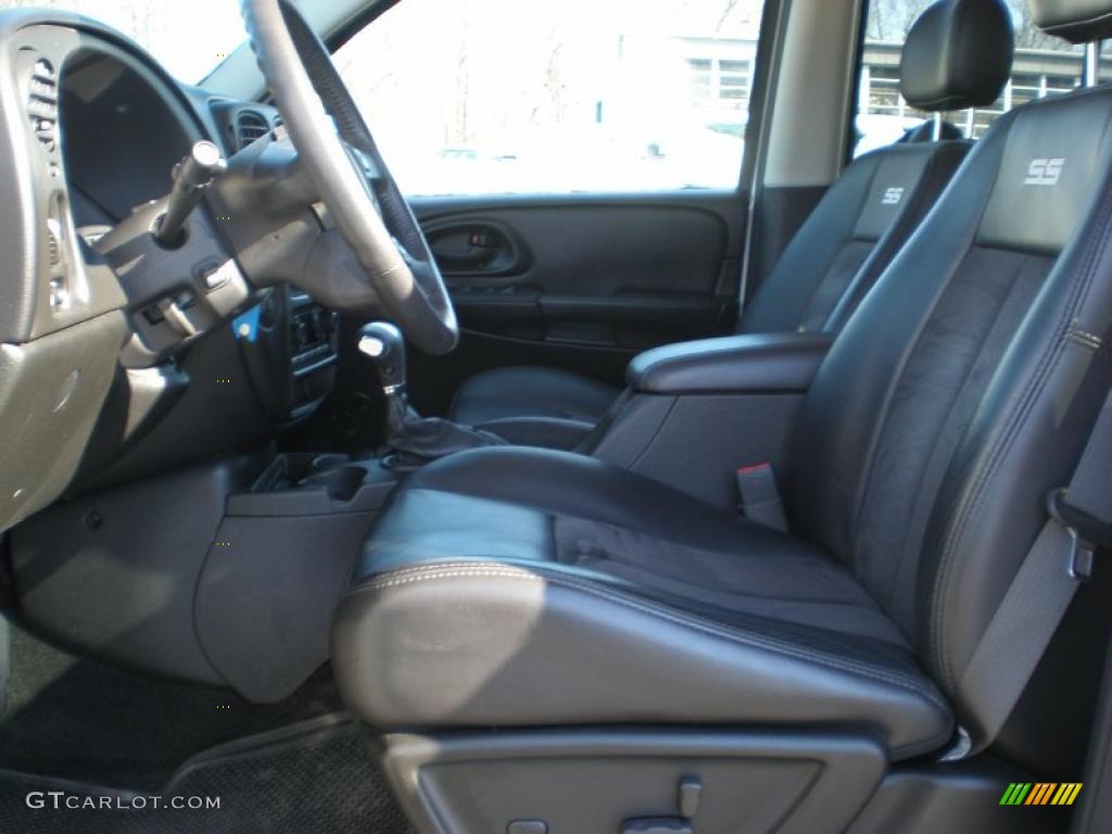 Ebony Interior 2009 Chevrolet TrailBlazer SS AWD Photo #44840632