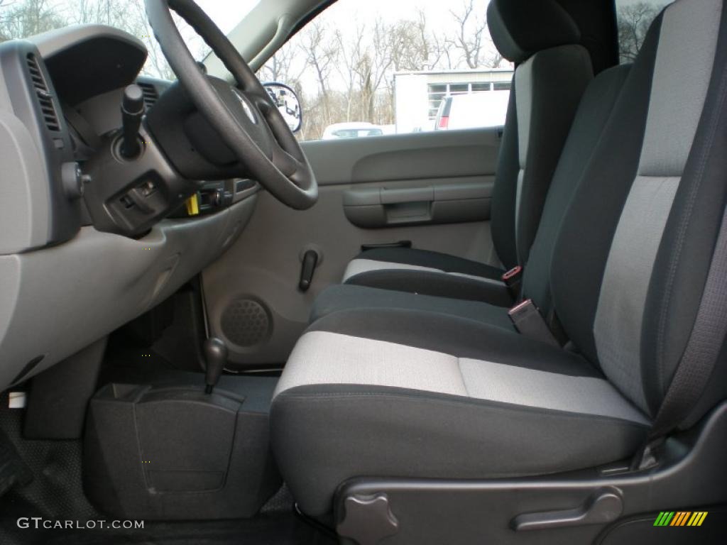 Dark Titanium Interior 2008 Chevrolet Silverado 1500 LS Regular Cab 4x4 Photo #44841280