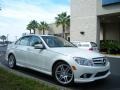 Arctic White 2010 Mercedes-Benz C 350 Sport Exterior