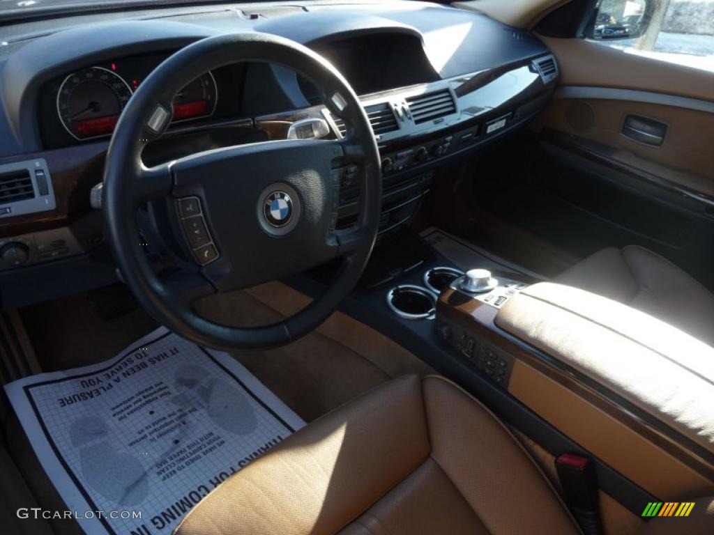 2004 7 Series 745Li Sedan - Toledo Blue Metallic / Dark Beige/Beige III photo #5