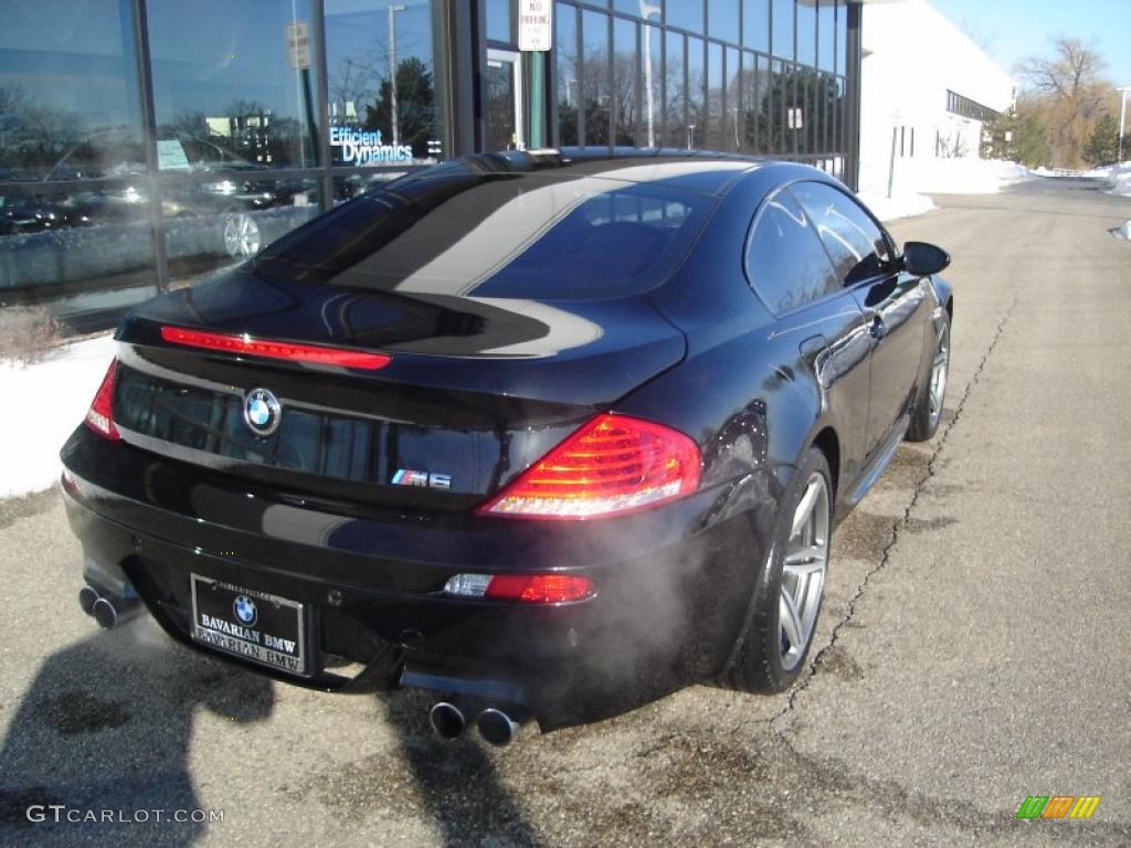 Black Sapphire Metallic 2008 BMW M6 Coupe Exterior Photo #44843720