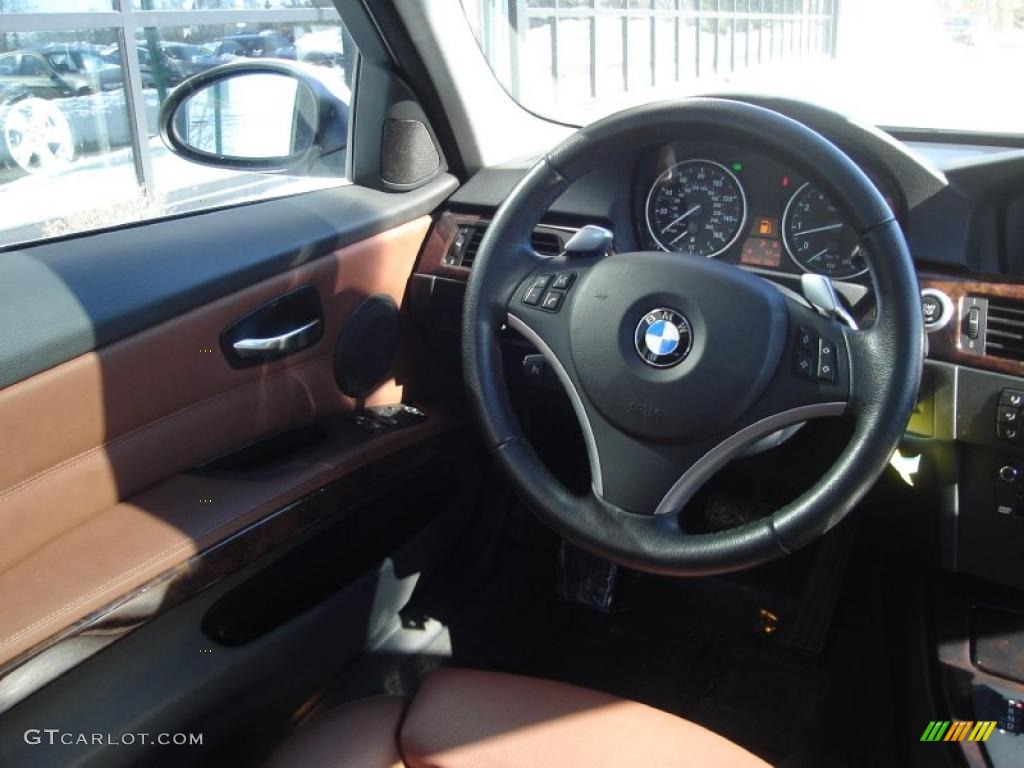 2008 3 Series 335xi Sedan - Alpine White / Terra Dakota Leather photo #12