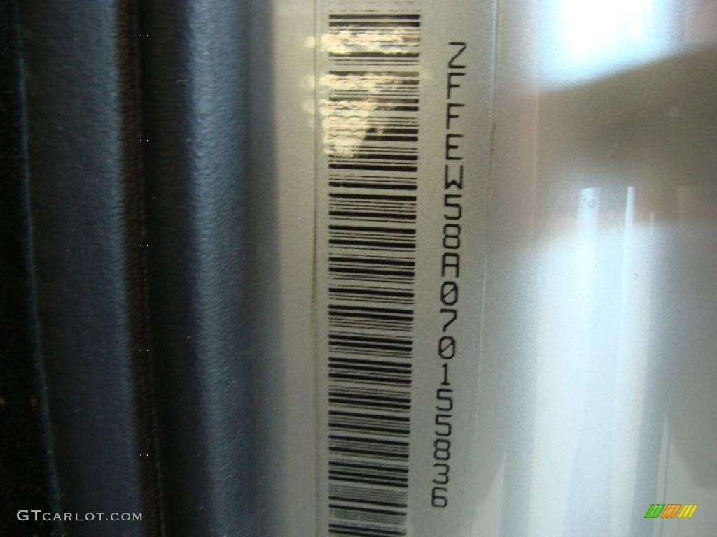 2007 Ferrari F430 Coupe Info Tag Photo #44844856