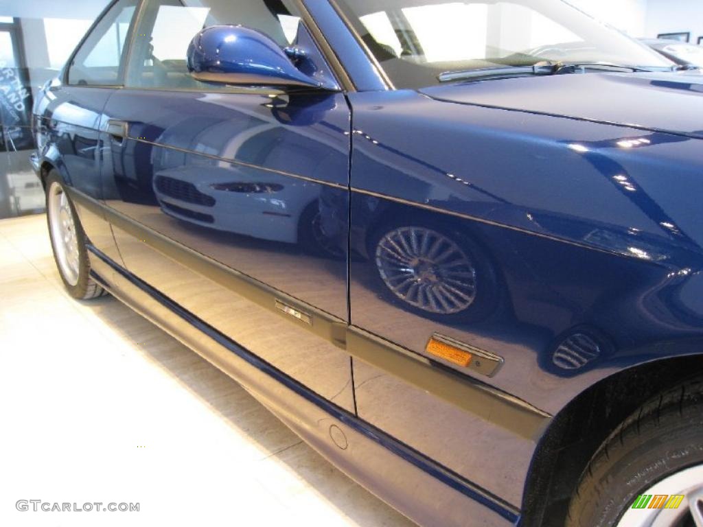 1995 M3 Coupe - Avus Blue Pearl / Black photo #6