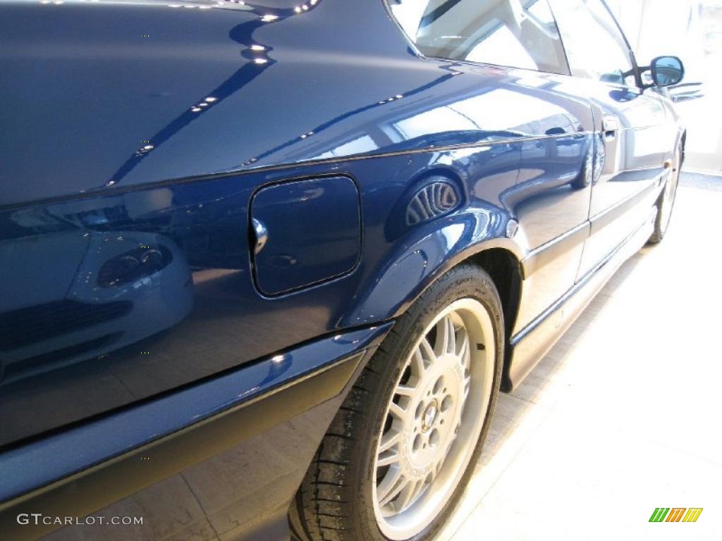 1995 M3 Coupe - Avus Blue Pearl / Black photo #10