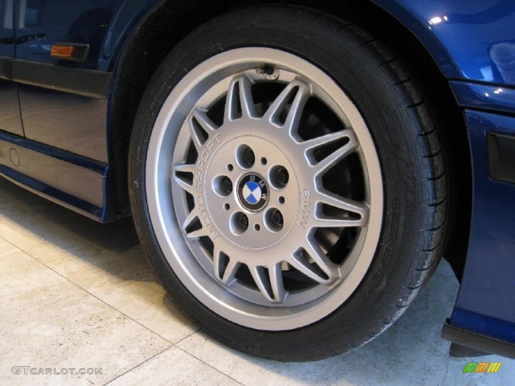 1995 M3 Coupe - Avus Blue Pearl / Black photo #13