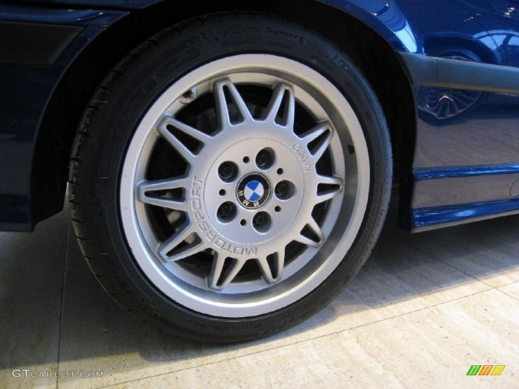 1995 M3 Coupe - Avus Blue Pearl / Black photo #14