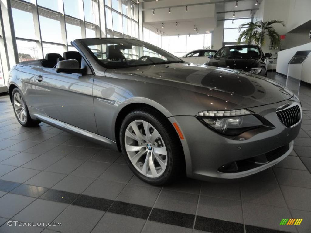 Space Grey Metallic 2010 BMW 6 Series 650i Convertible Exterior Photo #44845984