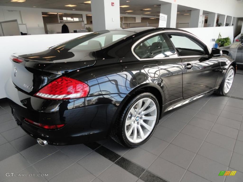 Azurite Black Metallic 2010 BMW 6 Series 650i Coupe Exterior Photo #44846160