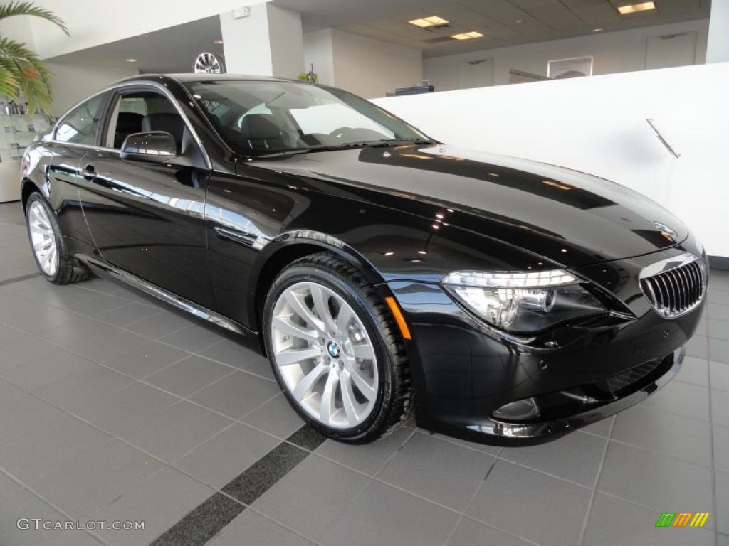 Azurite Black Metallic 2010 BMW 6 Series 650i Coupe Exterior Photo #44846192