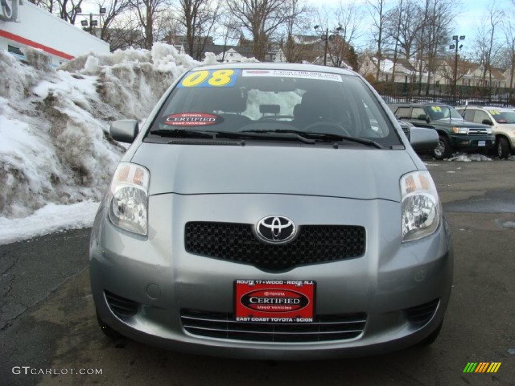 2008 Yaris 3 Door Liftback - Meteorite Metallic / Dark Charcoal photo #2