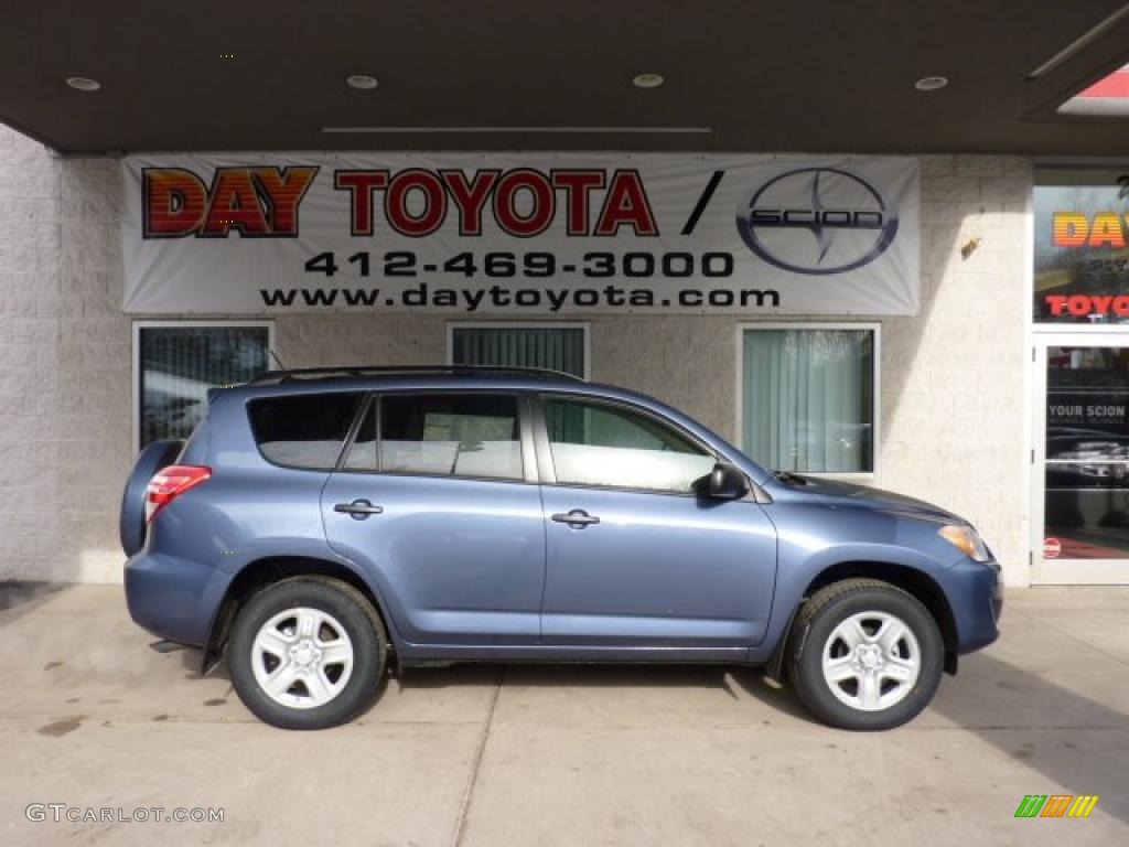 2011 RAV4 I4 4WD - Pacific Blue Metallic / Sand Beige photo #1