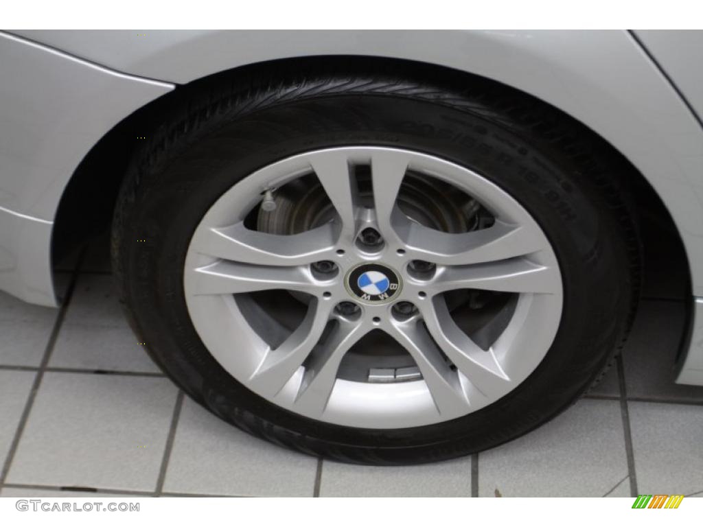 2008 3 Series 328i Sedan - Titanium Silver Metallic / Black photo #17