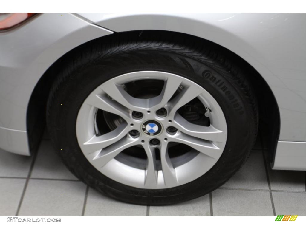 2008 3 Series 328i Sedan - Titanium Silver Metallic / Black photo #24