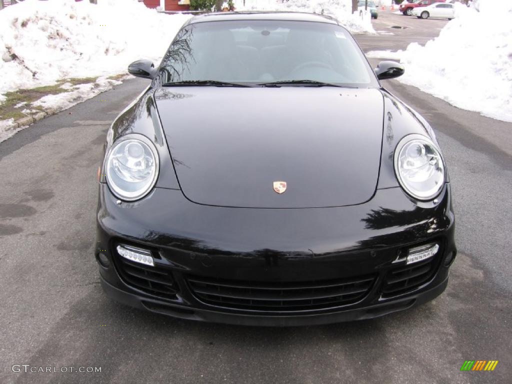 2007 911 Turbo Coupe - Black / Black photo #2