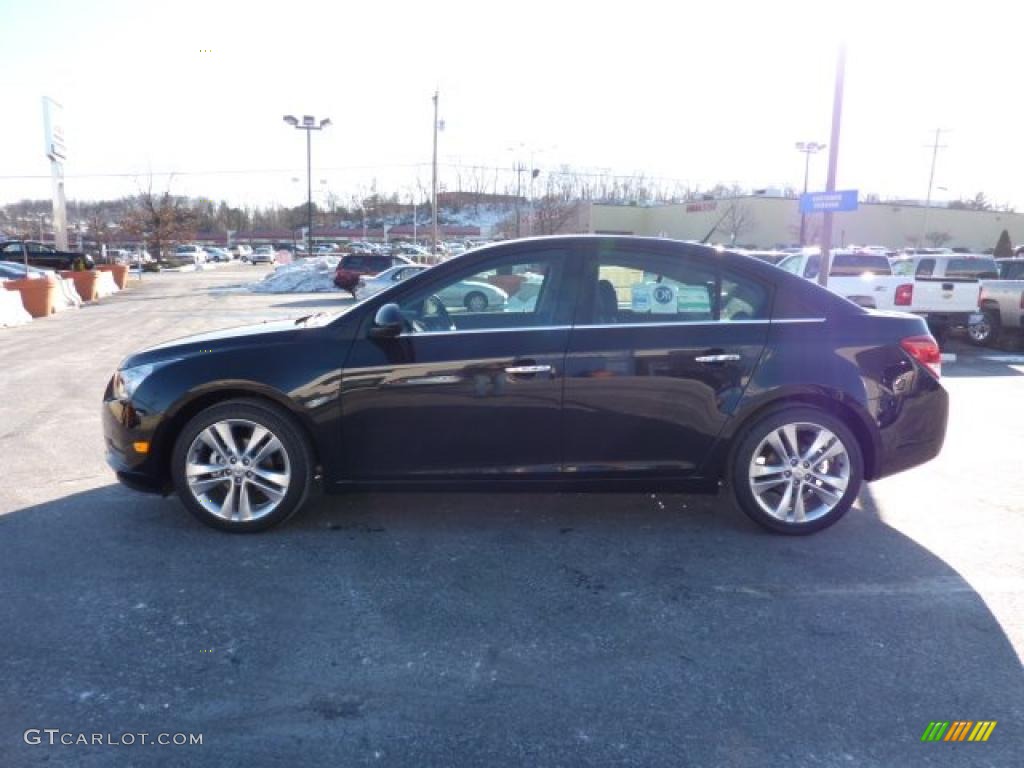 2011 Cruze LTZ - Black Granite Metallic / Jet Black Leather photo #3