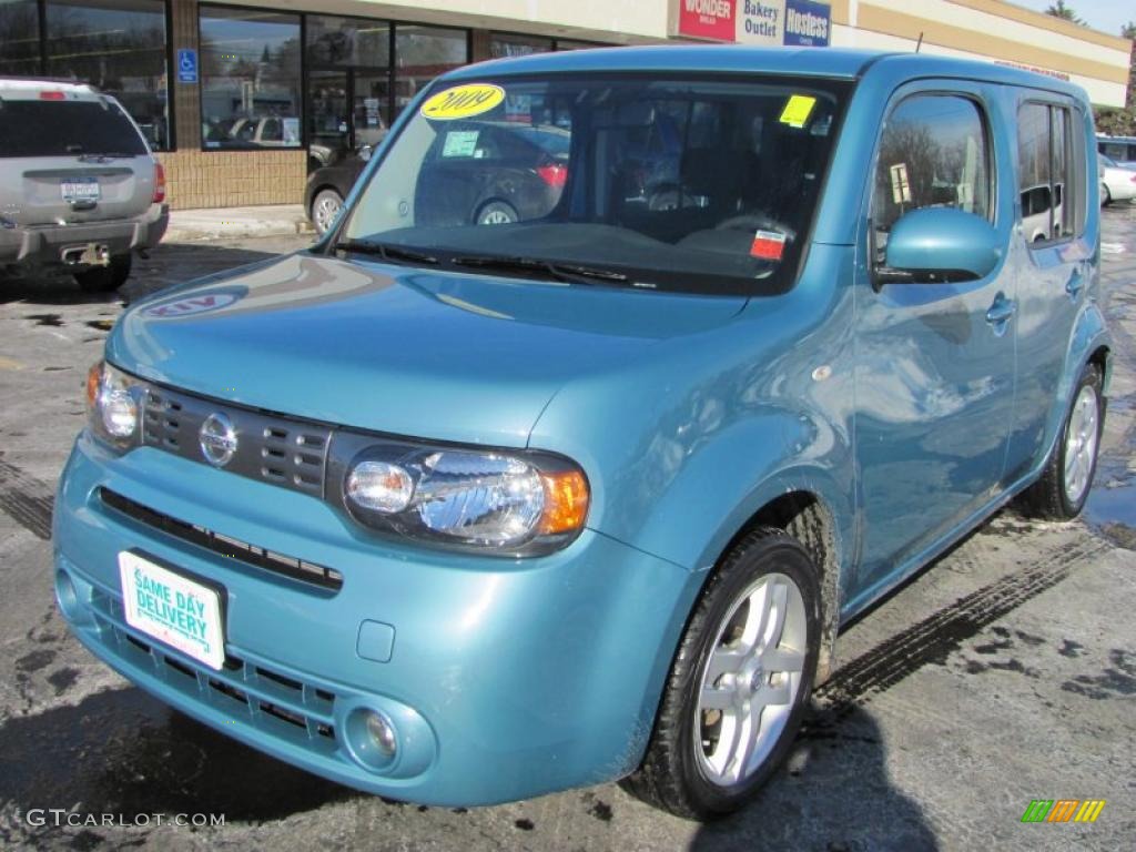 Caribbean Blue 2009 Nissan Cube 1.8 SL Exterior Photo #44850656