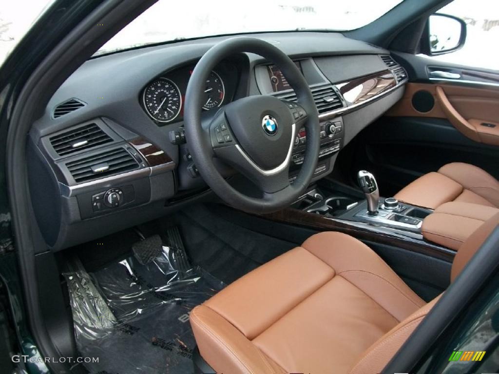 Saddle Brown Interior 2010 BMW X5 xDrive35d Photo #44850724