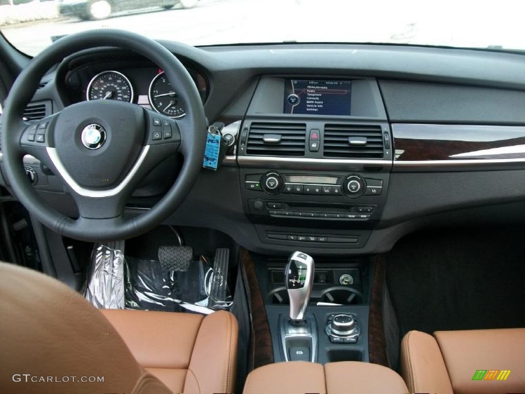 2010 BMW X5 xDrive35d Saddle Brown Dashboard Photo #44850808