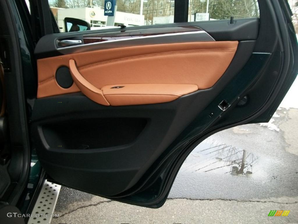 2010 BMW X5 xDrive35d Saddle Brown Door Panel Photo #44851016