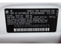 2008 BMW M3 Sedan Info Tag
