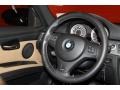 Bamboo Beige 2008 BMW M3 Sedan Steering Wheel