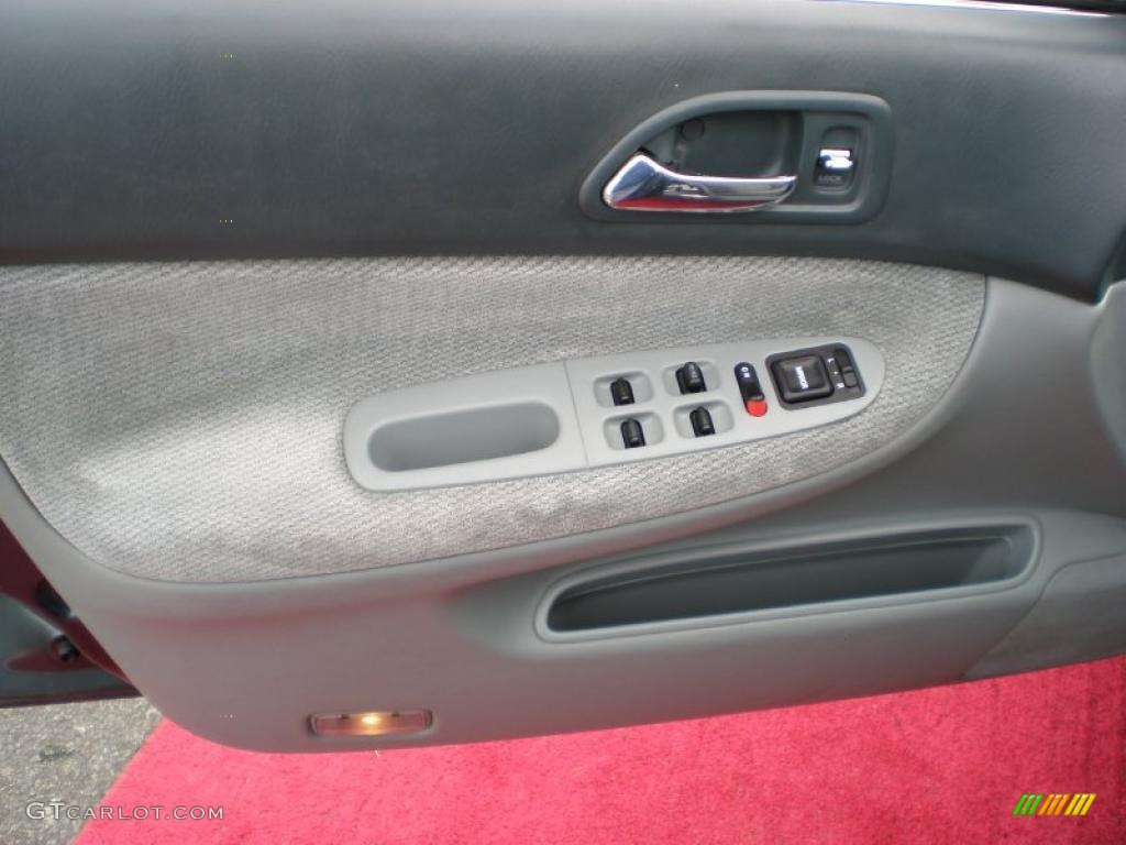 1997 Honda Accord LX Sedan Gray Door Panel Photo #44851268