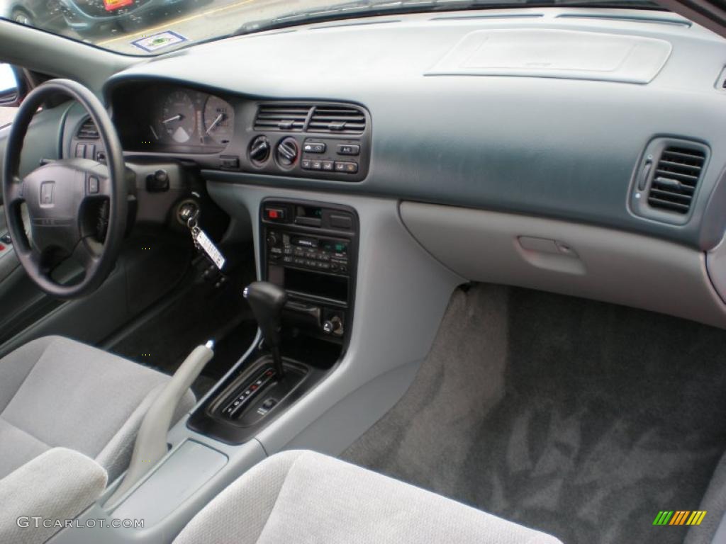 1997 Honda Accord LX Sedan Gray Dashboard Photo #44851456