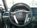 Black 2009 Honda Accord EX-L V6 Sedan Steering Wheel