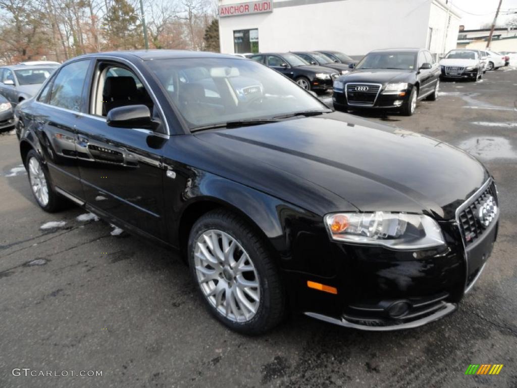 2008 A4 2.0T Special Edition quattro Sedan - Brilliant Black / Black photo #8