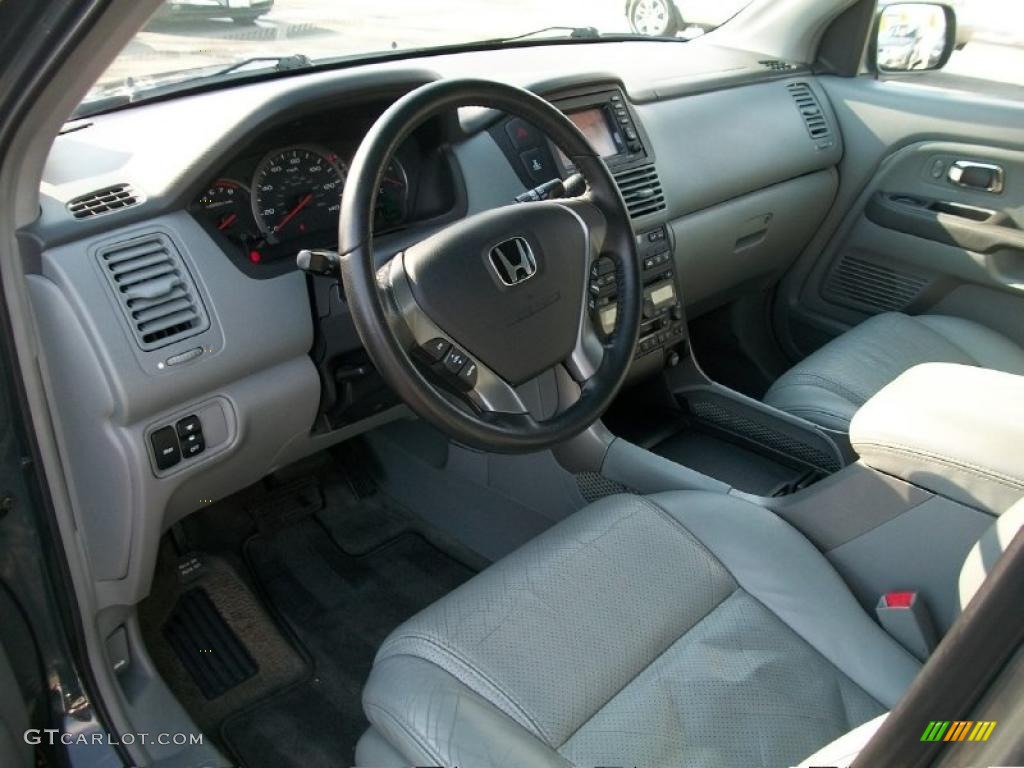 Gray Interior 2003 Honda Pilot EX-L 4WD Photo #44853656