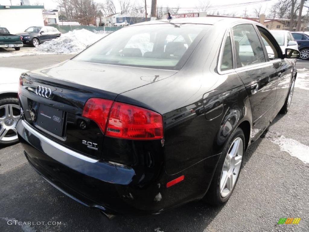 2008 A4 2.0T quattro S-Line Sedan - Deep Sea Blue Pearl Effect / Beige photo #6