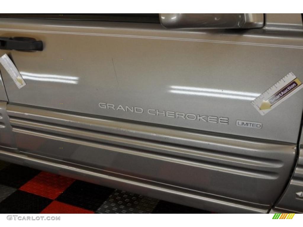 1998 Grand Cherokee Limited 4x4 - Bright Platinum / Black photo #29