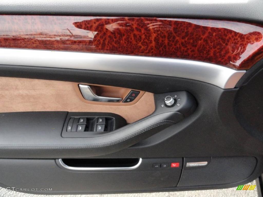 2008 Audi A8 L 4.2 quattro Amaretto Door Panel Photo #44854350