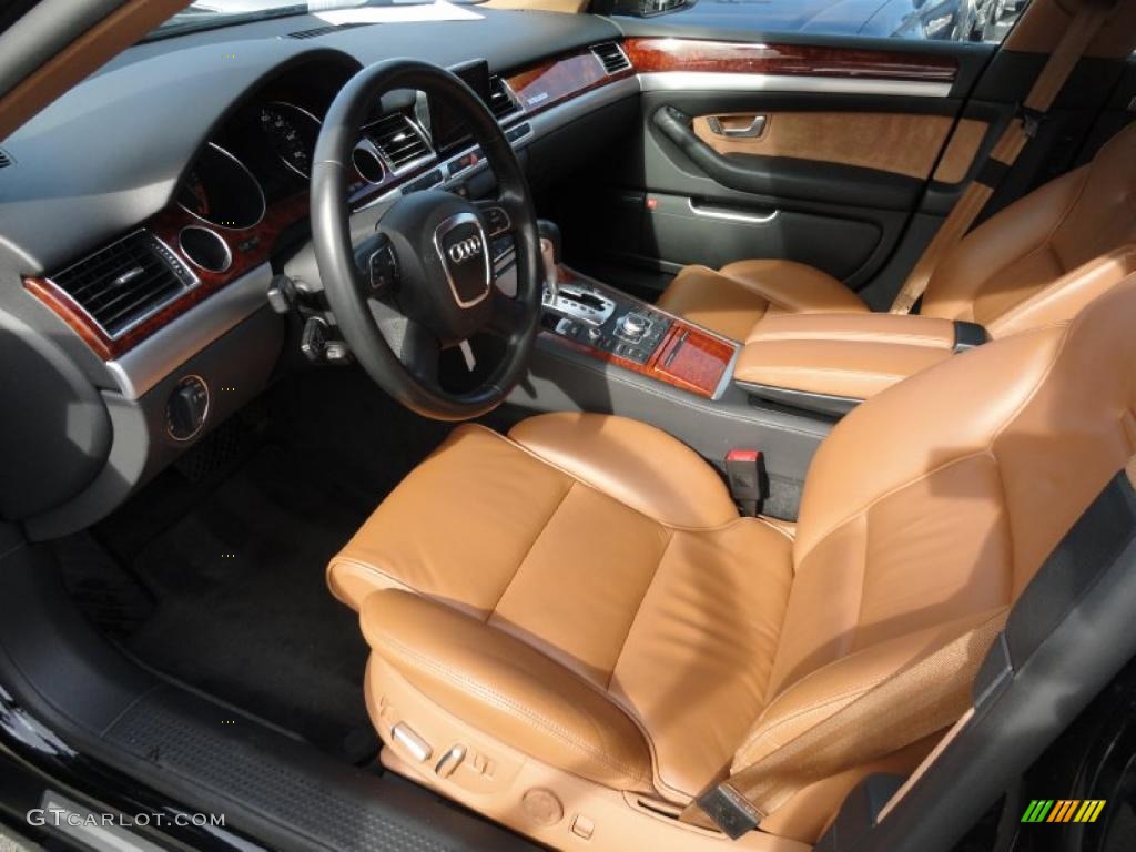 Amaretto Interior 2008 Audi A8 L 4.2 quattro Photo #44854388
