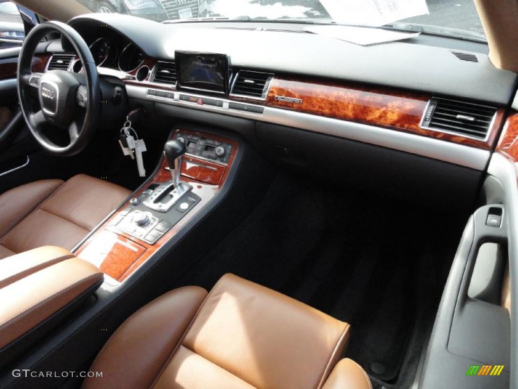 2008 Audi A8 L 4.2 quattro Amaretto Dashboard Photo #44854420