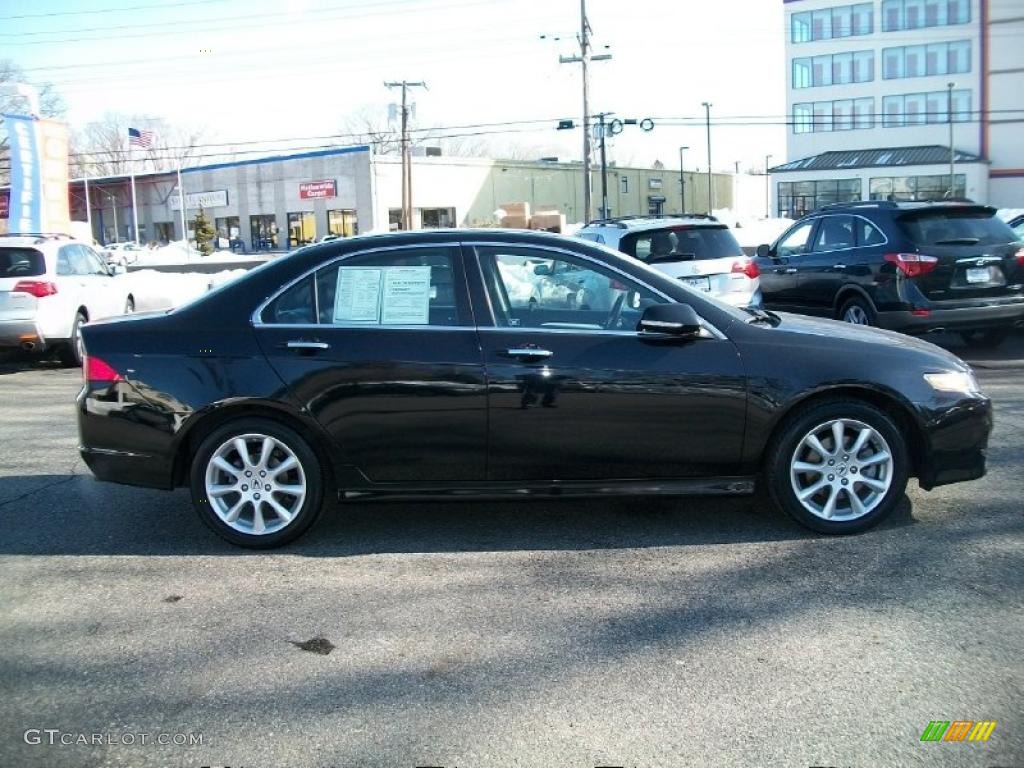 2008 TSX Sedan - Nighthawk Black Pearl / Ebony photo #2