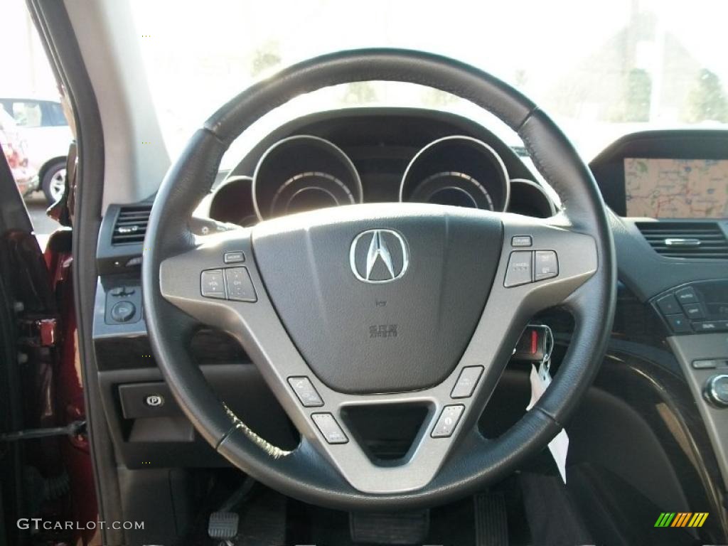 2007 MDX Technology - Dark Cherry Red Pearl / Ebony photo #14