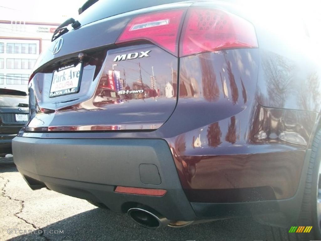 2007 MDX Technology - Dark Cherry Red Pearl / Ebony photo #22