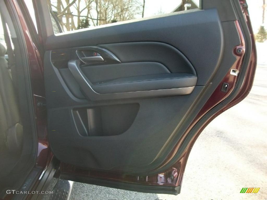 2007 MDX Technology - Dark Cherry Red Pearl / Ebony photo #23