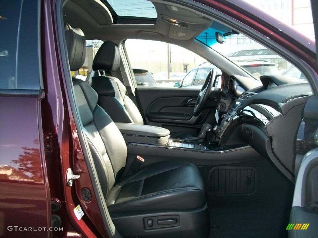 2007 MDX Technology - Dark Cherry Red Pearl / Ebony photo #28