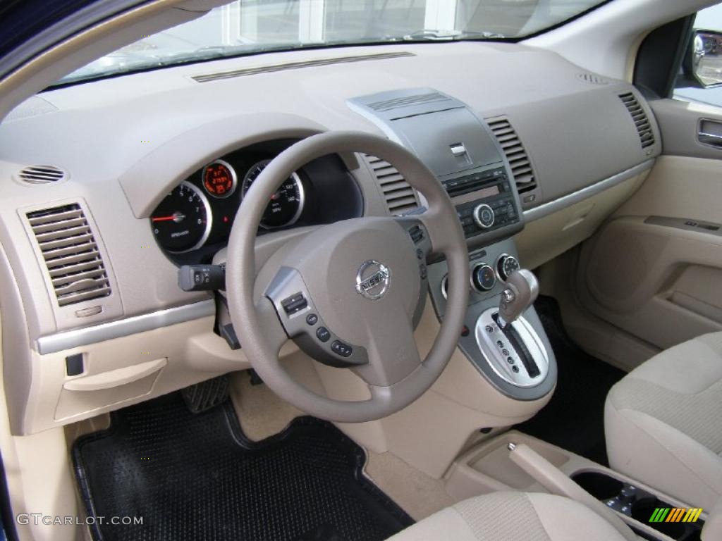 2010 Nissan Sentra 2.0 Beige Dashboard Photo #44856471