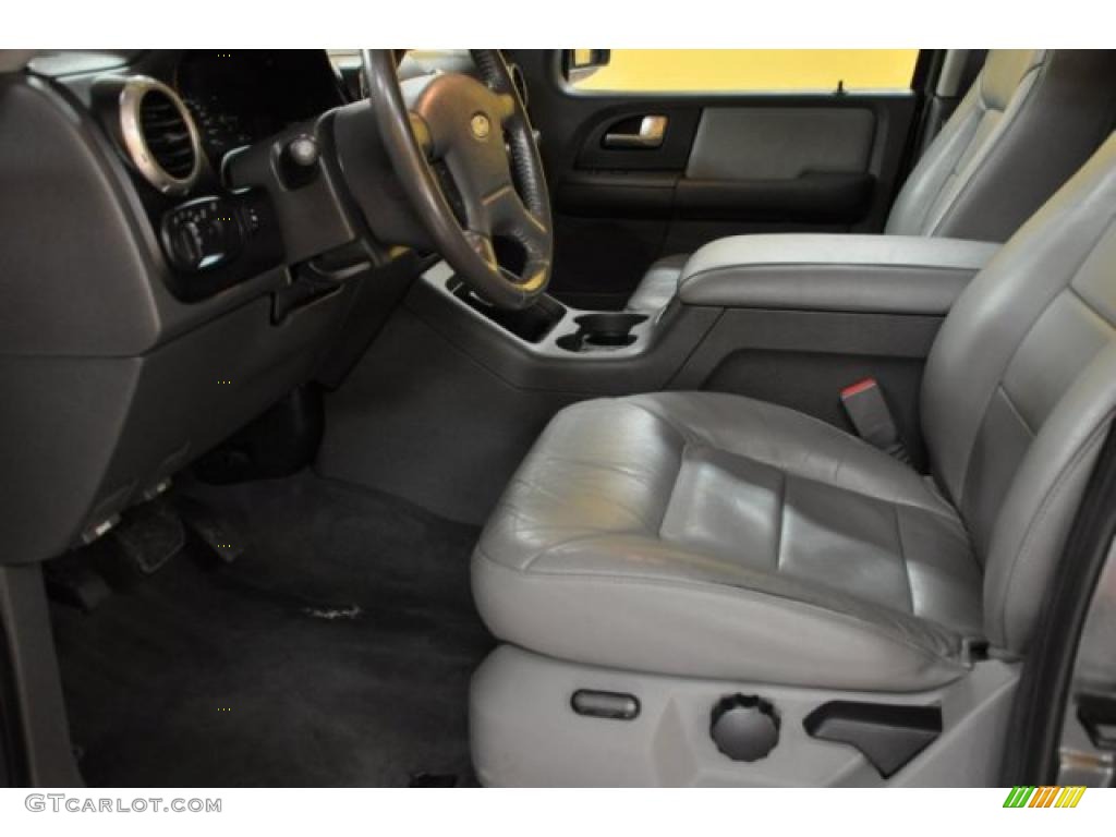 2003 Expedition XLT 4x4 - Dark Shadow Grey Metallic / Flint Grey photo #14