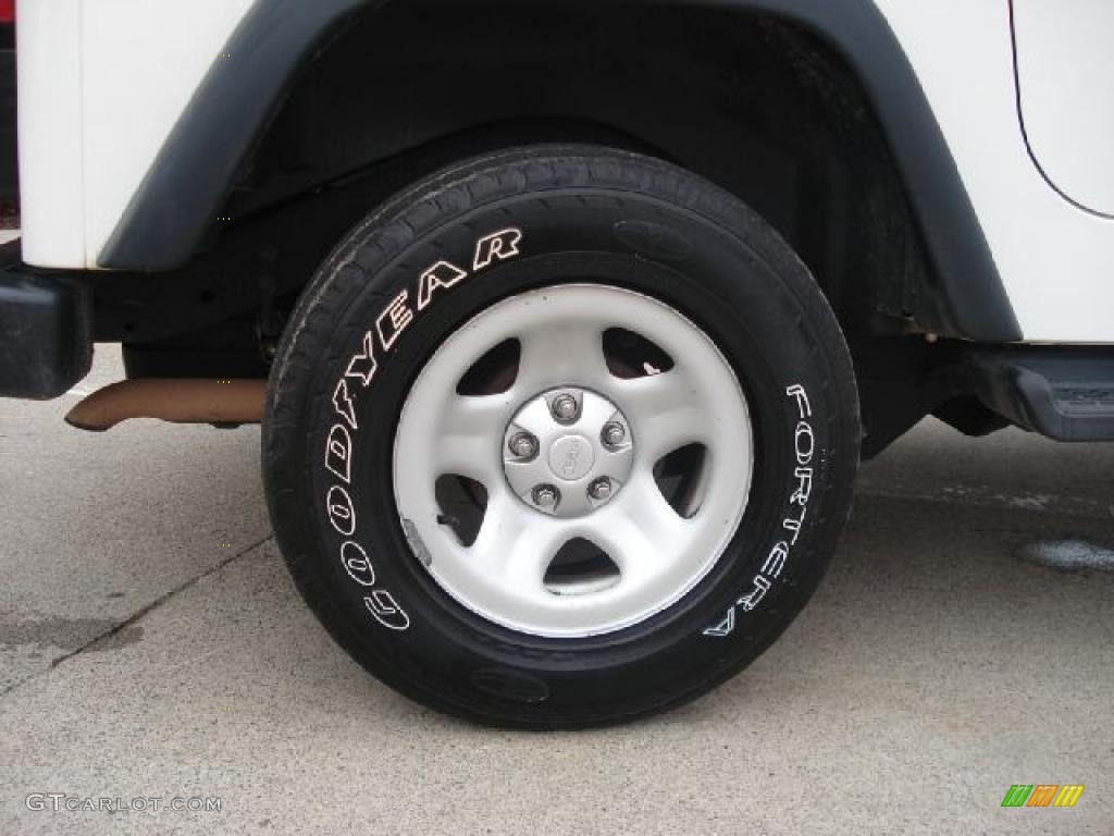 2006 Jeep Wrangler Sport 4x4 Right Hand Drive Wheel Photo #44863449
