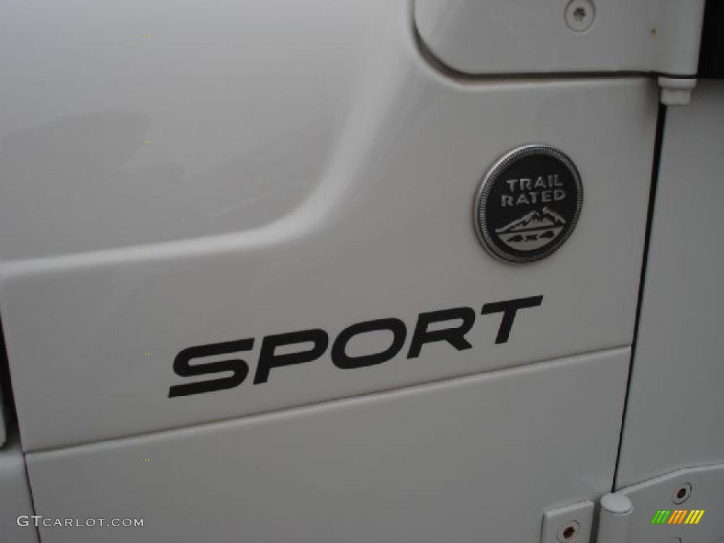 2006 Wrangler Sport 4x4 Right Hand Drive - Stone White / Dark Slate Gray photo #31