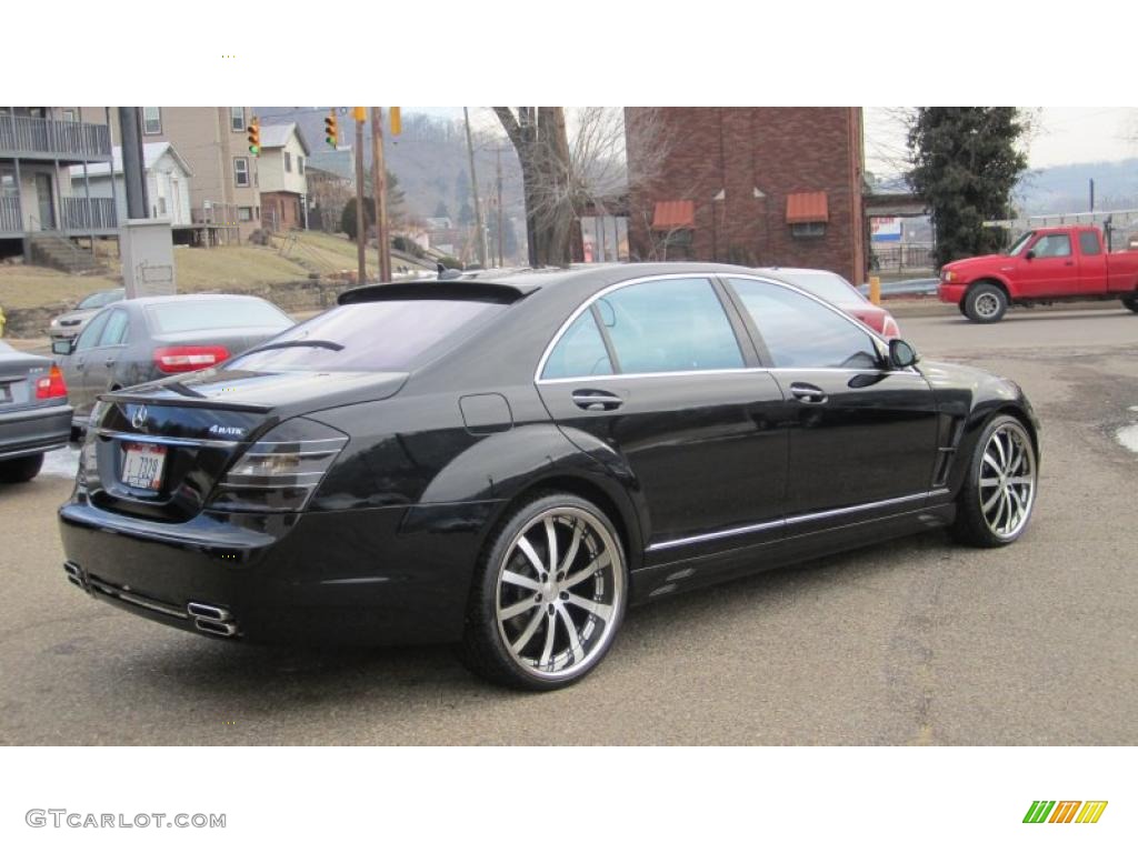 Black 2008 Mercedes-Benz S 550 4Matic Sedan Exterior Photo #44864613